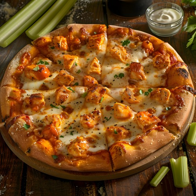 BBQ Chicken Pizza (Medium).