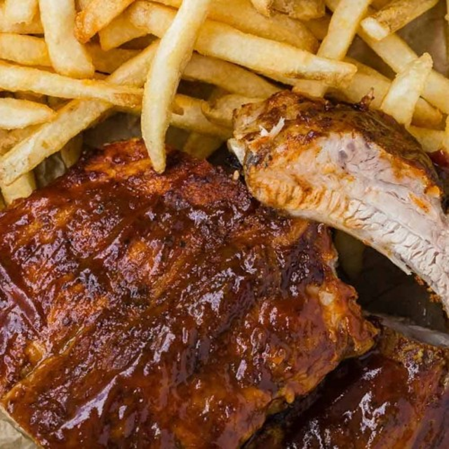 Donna's BBQ Ribs (Whole Slab Meal).