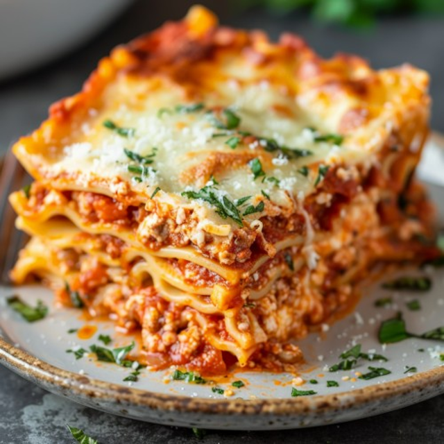 Baked Lasagna (Pasta).